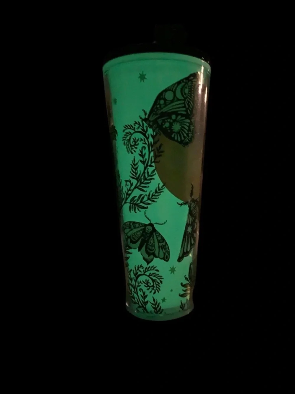 Starbucks Butterfly Travel Tumbler in Orange and Black